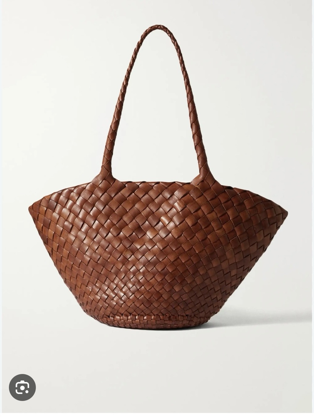 Dragon Diffusion Brown Egola Leather Tote